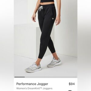 Vuori Performance Jogger black heather